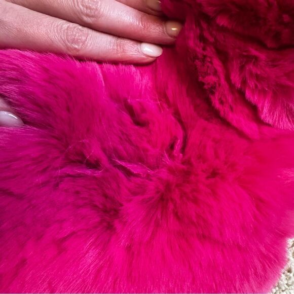 Goldbergh Victoria Faux Fur Puffer Ski Jacket Pink NWT US 6 With Defect - Picture 6 of 8